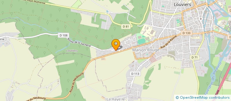 localisation de l'entreprise SCI 4MB  LOUVIERS