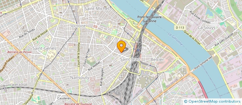 localisation de l'entreprise SCI 4MERCIER  BORDEAUX