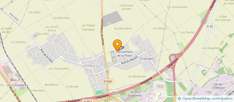 localisation de l'entreprise SCI 4P  VILLEBAROU