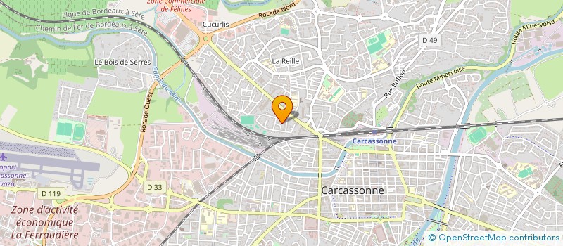 localisation de l'entreprise SCI 4R à CARCASSONNE