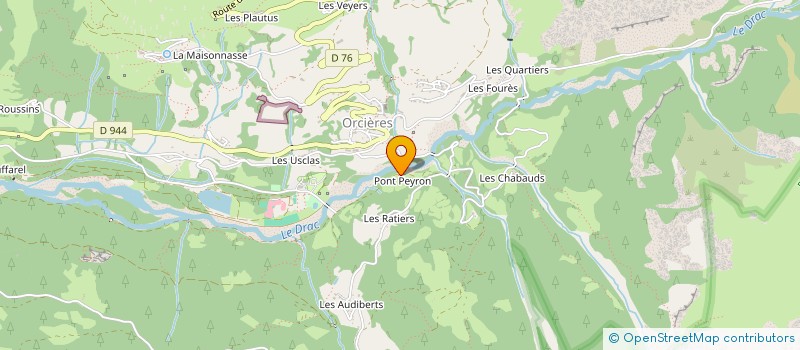 localisation de l'entreprise SCI 4R à ORCIERES