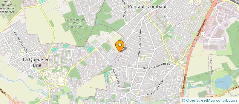 localisation de l'entreprise SCI 4R DU BUISSON FLEURI  PONTAULT-COMBAULT