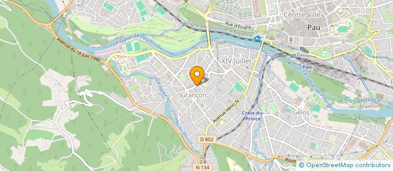localisation de l'entreprise SCI 4S à JURANCON