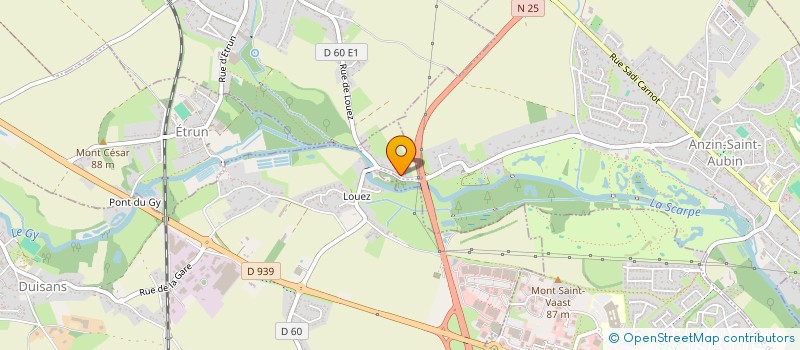 localisation de l'entreprise SCI 4S  DUISANS