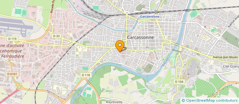 localisation de l'entreprise SCI 4S à CARCASSONNE
