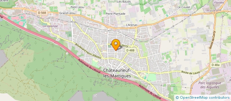 localisation de l'entreprise SCI 4S IMMO  CHATEAUNEUF-LES-MARTIGUES