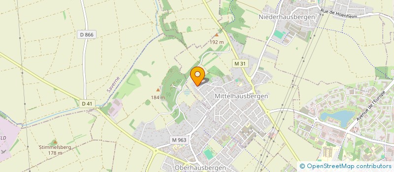 localisation de l'entreprise SCI 4STI  MITTELHAUSBERGEN