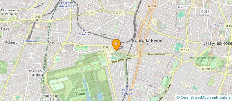 localisation de l'entreprise SCI 4US à SCEAUX