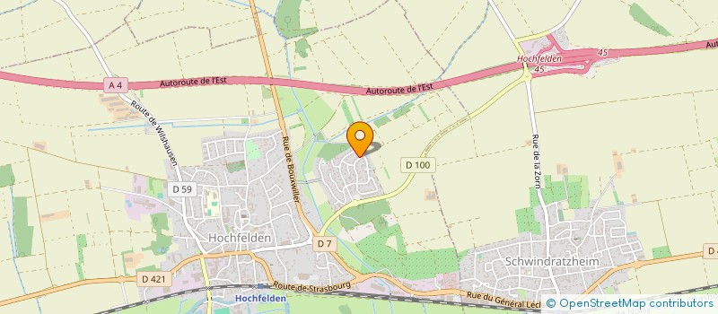 localisation de l'entreprise SCI 4V  GOUGENHEIM