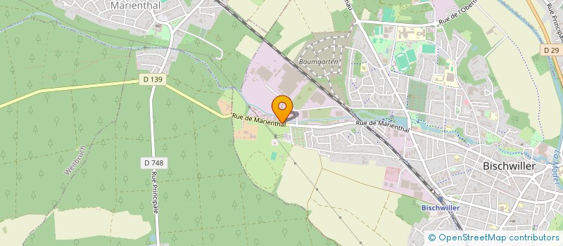 localisation de l'entreprise SCI 4WAG  BISCHWILLER