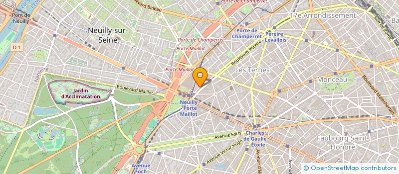 localisation de l'entreprise SCI 5-222 PEREIRE  PARIS