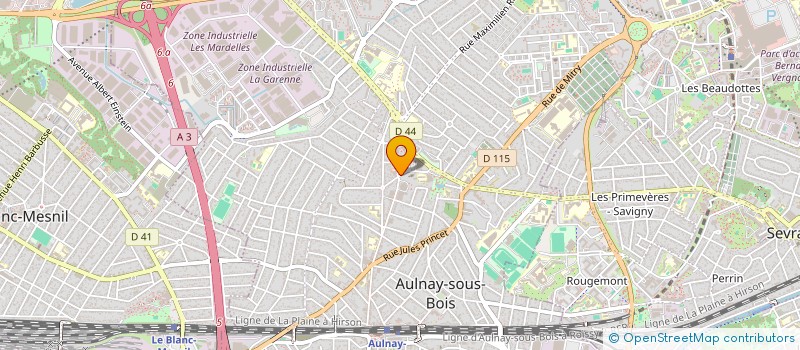 localisation de l'entreprise SCI 5 à AULNAY-SOUS-BOIS