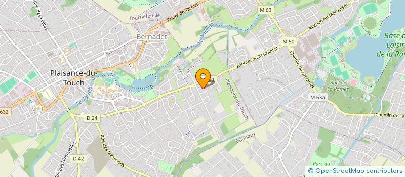 localisation de l'entreprise SCI 5  PLAISANCE-DU-TOUCH