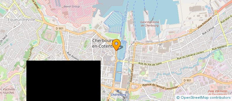 localisation de l'entreprise SCI 5 7 RUE DOMBASLE PARIS 15EME à CHERBOURG-EN-COTENTIN