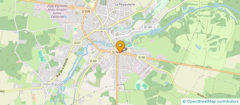 localisation de l'entreprise SCI 5 ALGB  BAUGE-EN-ANJOU