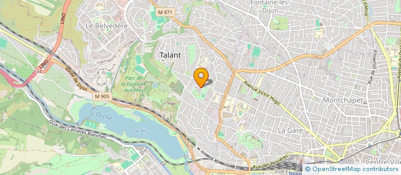 localisation de l'entreprise SCI 5 ALLEE JEAN MONNET  TALANT