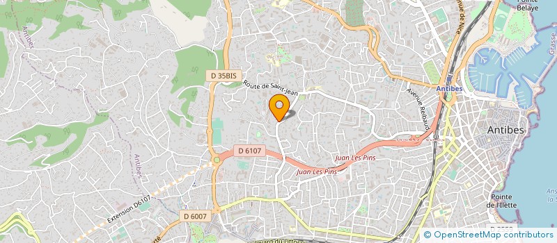 localisation de l'entreprise SCI 5 AV GALLICE à ANTIBES