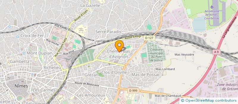 localisation de l'entreprise SCI 5 AVENUE  NIMES