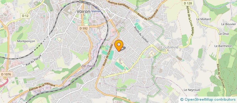 localisation de l'entreprise SCI 5.B  COUBLEVIE