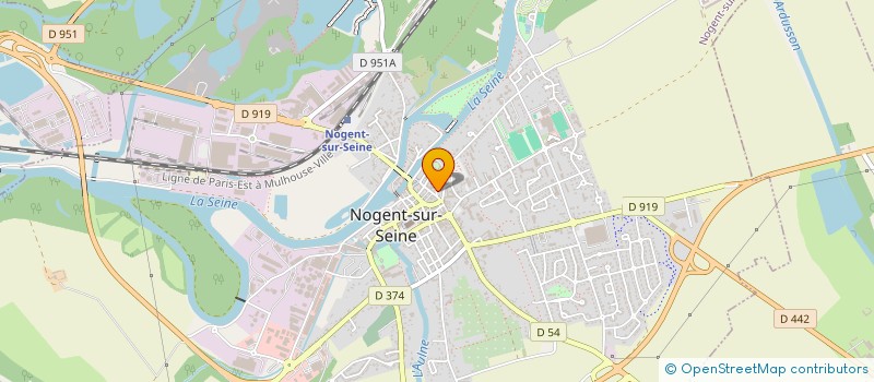 localisation de l'entreprise SCI 5 B RUE GUSTAVE FLAUBERT  NOGENT-SUR-SEINE