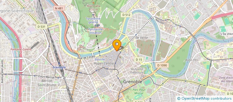 localisation de l'entreprise SCI 5 BIS à GRENOBLE