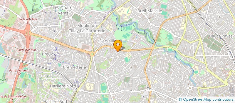 localisation de l'entreprise SCI 5 BIS RUE PAUL DELAROCHE à NANTES
