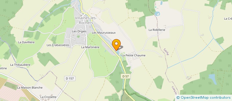 localisation de l'entreprise SCI 5 BONS ENFANTS  VILLAINES-LES-ROCHERS