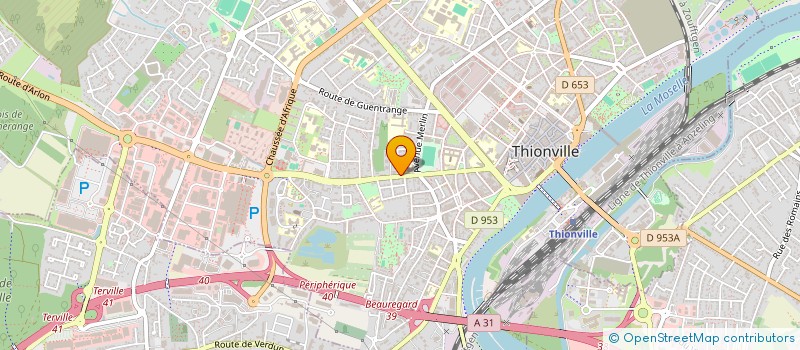 localisation de l'entreprise SCI 5 BOUCLE DES PRAIRES à THIONVILLE