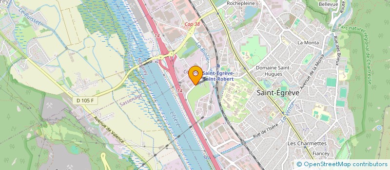 localisation de l'entreprise SCI 5 C  SAINT-EGREVE