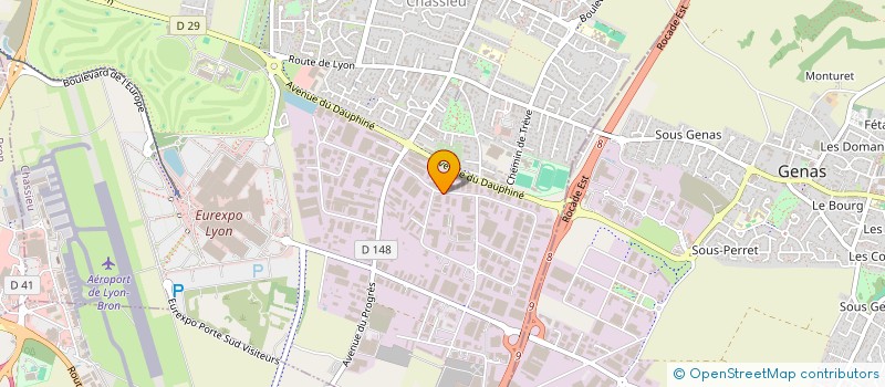 localisation de l'entreprise SCI 5 C  CHASSIEU