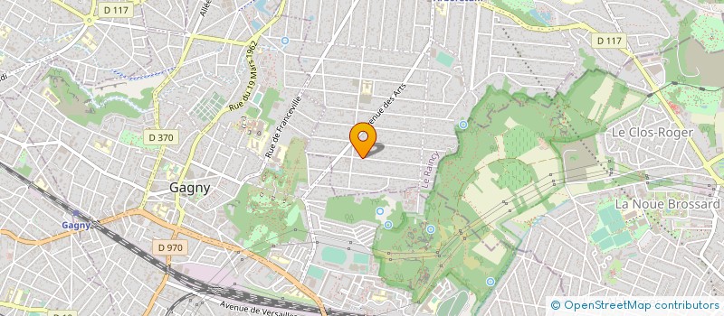localisation de l'entreprise SCI 5 CHEMIN DES 22 ARPENTS à MONTFERMEIL