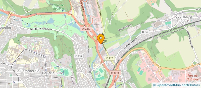 localisation de l'entreprise SCI 5 CHEMIN DES VALLEES  HARFLEUR