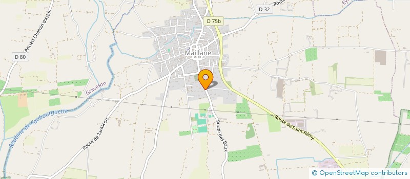 localisation de l'entreprise SCI 5 ELEMENTS  MAILLANE