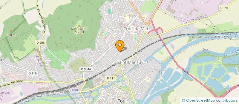 localisation de l'entreprise SCI 5 EN APPAR'T  TOUL