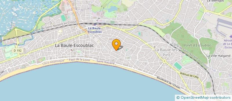localisation de l'entreprise SCI 5 ET 6 PLACE SAINT AUBIN  LA BAULE-ESCOUBLAC