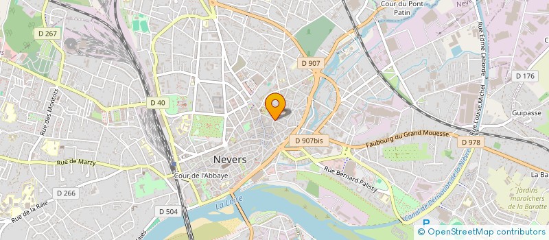 localisation de l'entreprise SCI 5 ETOILES à NEVERS