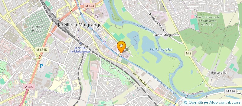 localisation de l'entreprise SCI 5 ETOILES  JARVILLE-LA-MALGRANGE