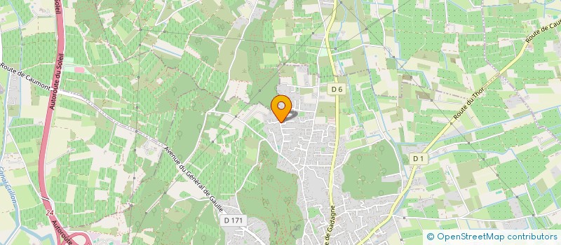 localisation de l'entreprise SCI 5 ETOILES  CAUMONT-SUR-DURANCE