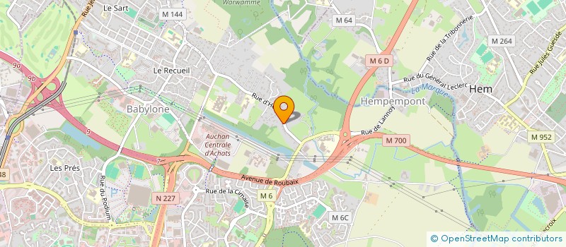 localisation de l'entreprise SCI 5 FERRER à VILLENEUVE D'ASCQ