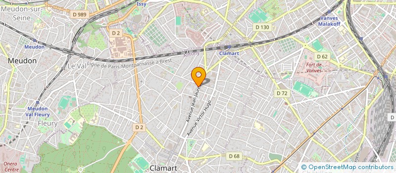 localisation de l'entreprise SCI 5 G  CLAMART