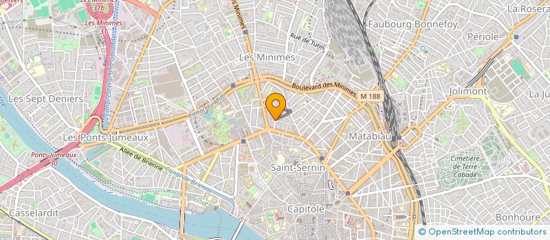 localisation de l'entreprise SCI 5 I LIBOURNE  TOULOUSE