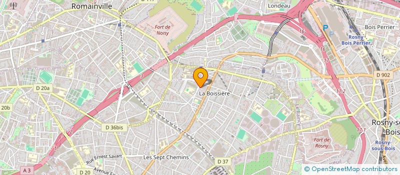 localisation de l'entreprise SCI 5 L à MONTREUIL