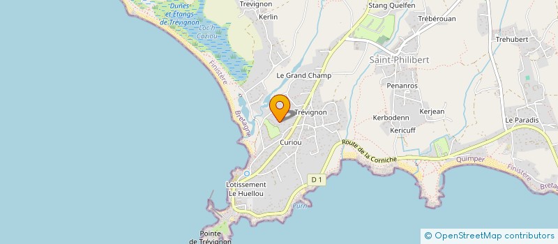 localisation de l'entreprise SCI  5 LGD  TREGUNC