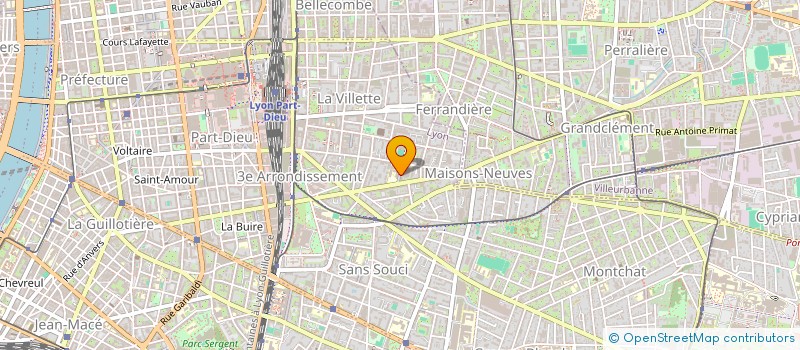 localisation de l'entreprise SCI 5 M  LYON