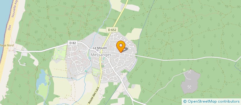 localisation de l'entreprise SCI 5 MARRONNIERS  MESSANGES