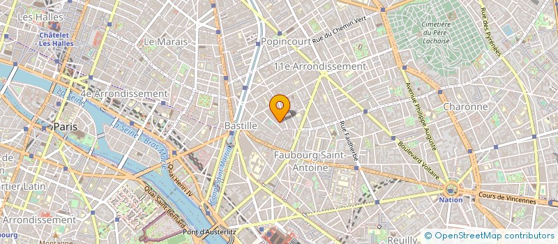 localisation de l'entreprise SCI 5 PASSAGE DES TAILLANDIERS  PARIS