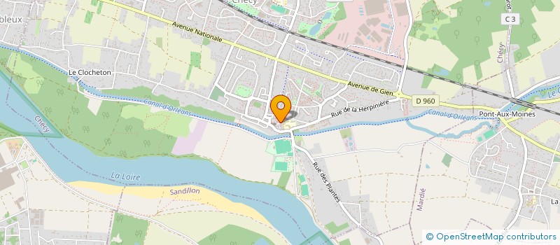 localisation de l'entreprise SCI 5 PLACE DU CLOITRE  CHECY