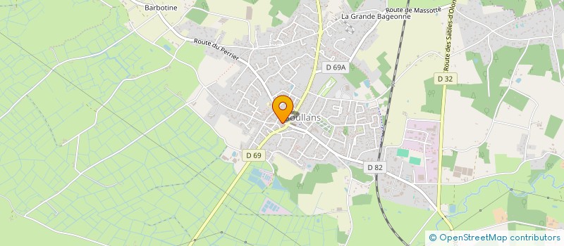 localisation de l'entreprise SCI 5 PLACE JEAN YOLE à SOULLANS