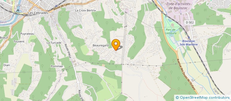 localisation de l'entreprise SCI 5 PLACE LOUIS MAGNE  BOULAZAC ISLE MANOIRE