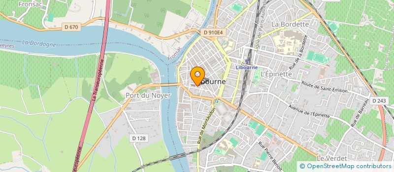 localisation de l'entreprise SCI 5 PLACE SAINT JEAN  LIBOURNE